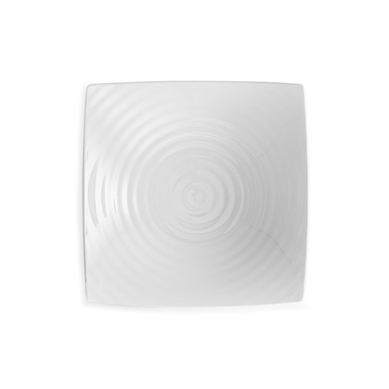 Q Squared Zen BPA-Free Melamine Serving Bowl, 12-1/2 Inches, White