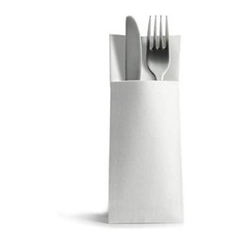 Airlaid 50 Cutlery Napkins, Cutlery Pockets, Fabric-Like, High-Quality Disposable Napkin