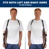 Cnosky 5702957 Arm Sling, Adjustable shoulder Strap with 4-Lab Lock,