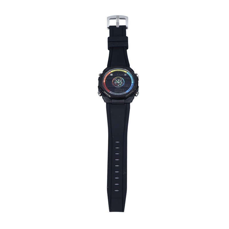 Outdoor Sports Electronic Watch Multifunctional Stylish Pedometer Compass Luminous Waterproof