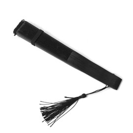 Lace Fan Women Kimono Accessories Vintage Ladis Dance Fan Floral Folding Fan with Tassel Black