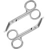 2 Pieces Ostomy Scissors Bandage Scissors Nursing Scissors Stainless Steel