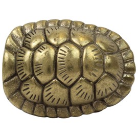 BELTINGER Belt Buckle Turtle Tank 4.0 cm Buckle Interchangeable Buckle Belt Buckle 40 mm Solid Change Belt up to 4 cm, Old Brass