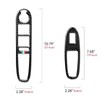OYDDL 4pcs Car Window Switch Sticker Trim Carbon Fibre Compatible