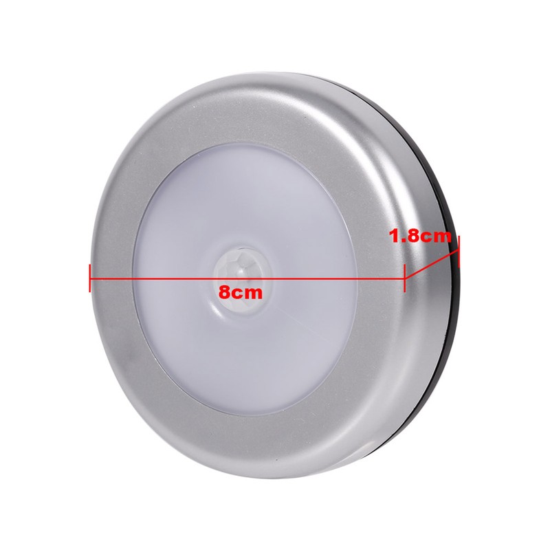 3Pcs Wireless PIR Automatic Motion Sensor Night Light 6 LED