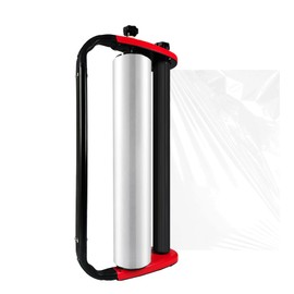 Ergonomic Stretch Film Dispenser - Reduces Operator Fatigue, Shrink wrap Handle for Warehousing, Logistics, Pallets, Commercial, and Home Use (15-in Dispenser for 15-in Stretch Film)