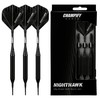 Champify® 18 g brass soft darts set "Nighthawk" with plastic