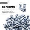 CCLIFE 60 pieces M6 rivet nuts and blind rivet nuts