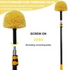 Tockrop 2 Pack Twist-On Cobweb Duster Head Brush - Efficient