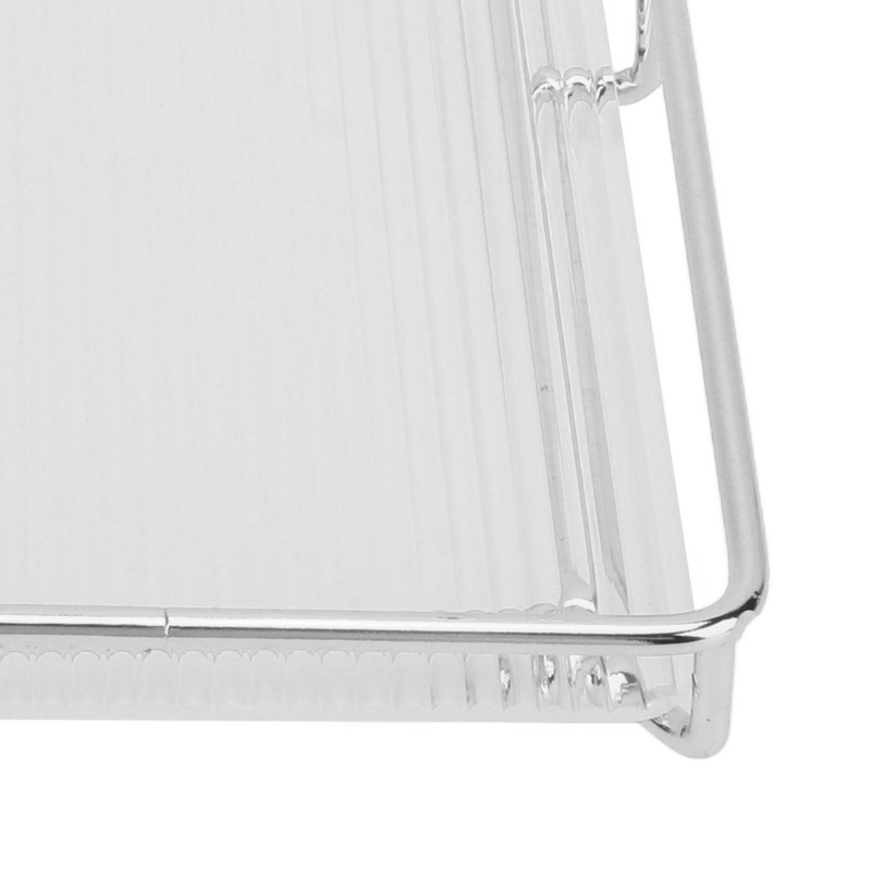 Bathroom Countertop Tray Stainless Steel Acrylic Modern Minimalist Design Space