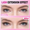 Kiusatig Eyelash Extension Kit 100PCS DIY Lash Extensions Kit Cluster
