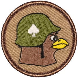 Great Boy Scout Patrol Patch - Band of Brothers Chicken Hawk Patrol (#562)