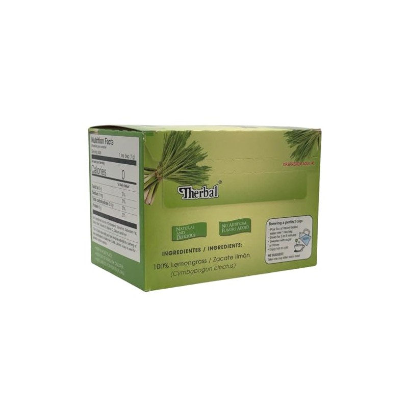 Té de Limón (Lemongrass Tea) - 25 Tea Bags -
