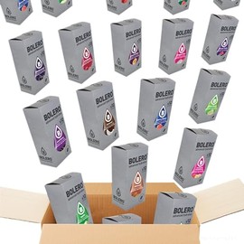 Bolero- Sugar Free Drink Mix Packets Variety Fruit Flavors | Powdered Flavored Water Packets | 144 Singles On The Go Packets