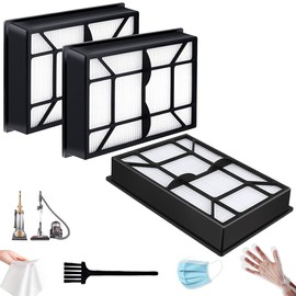 3 Pack EF-9 53296 HEPA Filter for 2214, 31140, BU1005, BU1017 and Elite 21814, 31150, 81714, BU1018 Upright and Vacuum Cleaner, EF9 HEPA Vaccum Filter + 1 Clean Brush