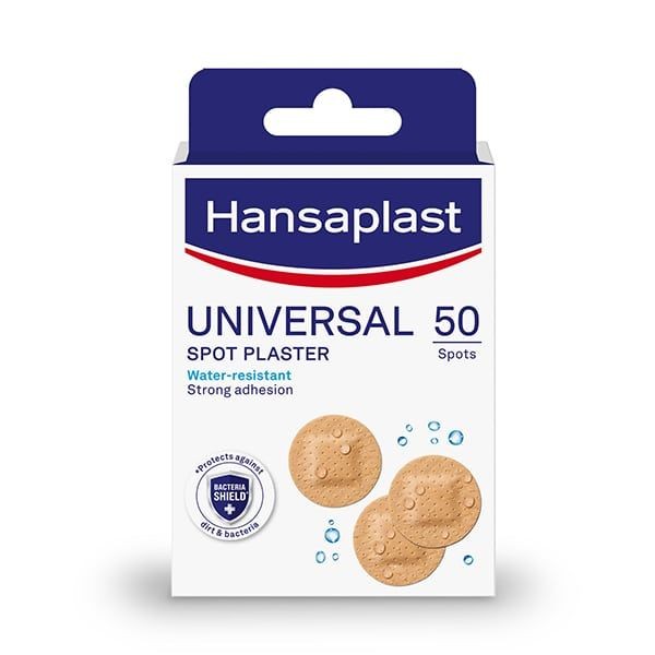 Hansaplast Universal Round Water Resistant Pads 50 Strips