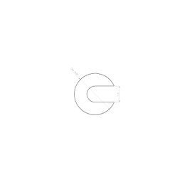 Slotted Washers Made of Steel, Galvanised and Aluminium U Washer Open, U Washer with Slotted, Open Spacer, Set of 10 (Galvanised Steel, M6 x 18 x 2 (Pack of 10)
