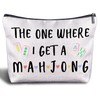 Zomhix Mahjong Gifts Cosmetic Bag - Mahjong Makeup Bag Women's