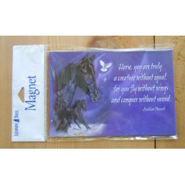 Leanin Tree Flexible Magnet Horse Truly Creature WIthout Equal Fly Without Wings