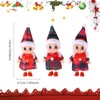 Hileyu Pack of 3 Christmas Elf Doll, Baby Elf on