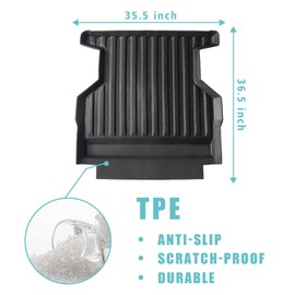 BestEvMod Front Trunk Frunk Mat Compatible with 2026 2025 2024 2023 Hummer EV Accessories Frunk All-Weather TPE Material Rubber 3D Cargo Liner Protection