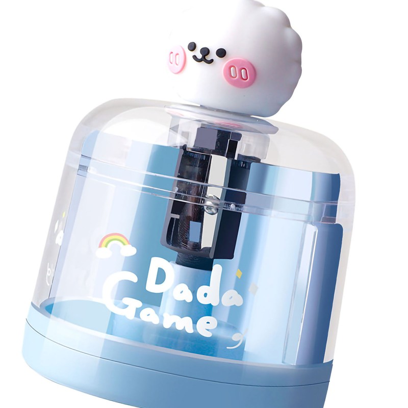 Electric Pencil Sharpener Full Automatic Cute Animal Style Nonslip Pads