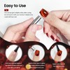 JODSONE 10ml Red Gel Nail Polish Cat Eye Glitter Red
