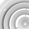 Accord ABCDWH08 Round Ceiling Diffuser, 8-Inch, White