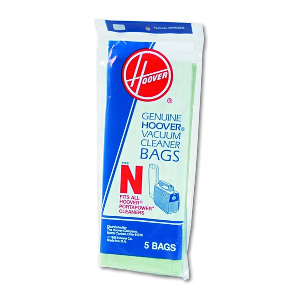 Hoover Commercial 4010038N Commercial Portapower Vacuum Cleaner Bags (Pack of 5)