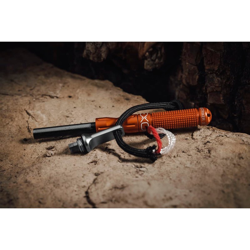 Exotac nanoSTRIKER XL Self Contained Ferrocerium Fire-Starter with Stainless Steel