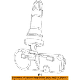 Dodge Durango Jeep Grand Cherokee Tire Pressure Monitoring System Sensor