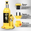 YELLOW JACKET 4 Ton Muti-Directional Welded Bottle Jack(8,000lb), Horizontal Bottle