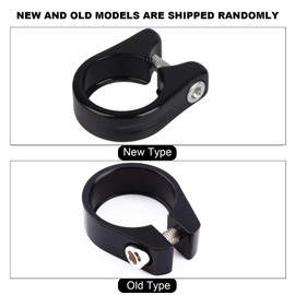 Bike Seatpost Clamp, Cycling Bracket Seat Post Clip Bicycle Bolt Binder Saddle Clamp Fit for 25.4/27.2/28.6mm Road Mountain Bike Seat Post Seatpost Collar 28.6