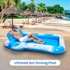 Inflatable Pool Lounger Float for Adults - 70" x 60"