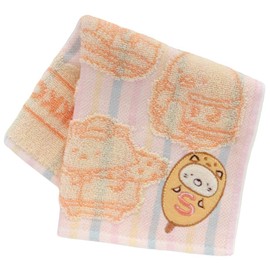 すみっコぐらし タオルハンカチ ねこアメリカンドッグ (イエロー) 婦人 レディース タオル ハンドタオル 約25cm 001163-0003-03