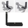 L Bracket Vertical Horizontal Switching Tripod Quick Release Plate 1/4in