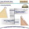 WINDSCREEN4LESS 15' x 15' x 15' Sun Shade Sail UV