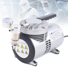 DuYouG- Oilless Diaphragm Vacuum Pump, 1450/1700r.p.m High Speed Lab Oil-Free Mute Vacuum Pump, 600mmHG Food Vacuum Packager (11.02 * 4.72 * 6.69in)