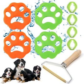 Pack of 8 Pet Hair Remover for Laundry, Pet Hair Remover, Washing Machine, Hair Catcher, Reusable Pet Hair Remover, Laundry Balls, Removes Pet Hair, for Dog Hair, Cat Hair and All Pets