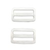 Multi-Size Straps Webbing Slide Triglides Slider SORTUMOLA White Plastic Slide