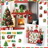 Moinchore 86 Pcs Christmas Bulletin Board with Christmas Tree Borders