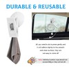 Wevdn 2 PCS Suction Cup Card Bill Clip, Sun Shade