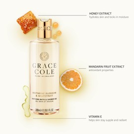Grace Cole Nectarine Blossom & Grapefruit Bath and Shower Gel 300 ml