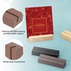 PATIKIL Wood Place Card Holder, 5Pcs Table Sign Holder Table