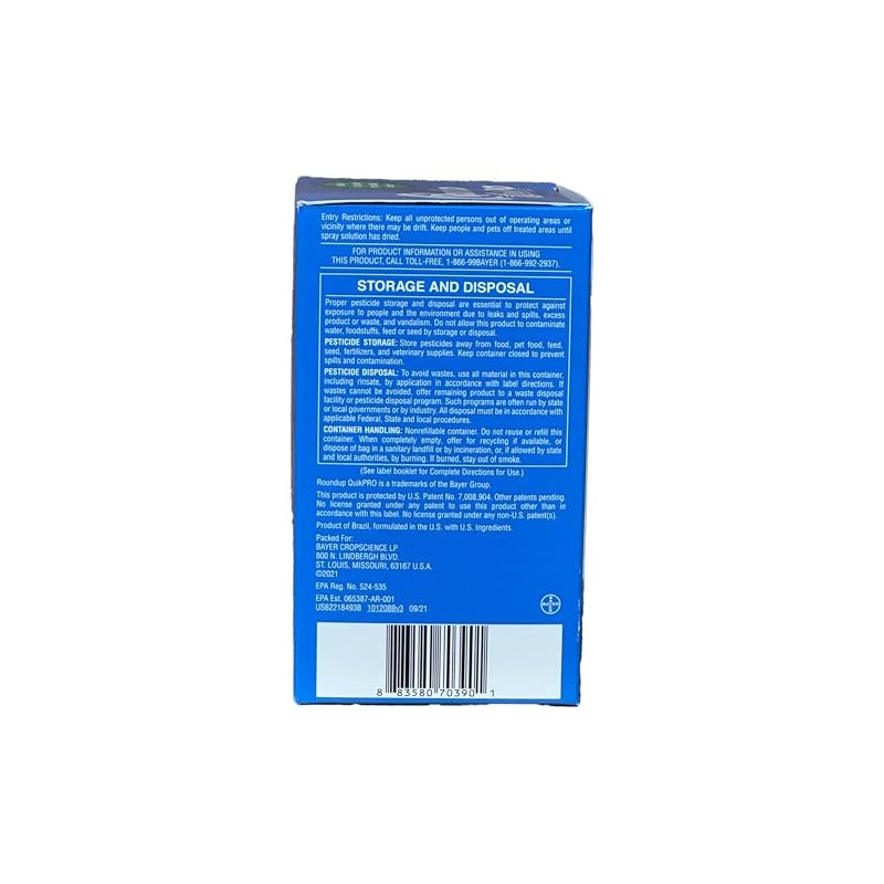 Roundup Quick Pro 1 box Makes 5 Gallons-3 Boxes