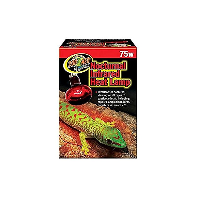 Zoo Med ES RS-75 Infrared Heat Lamp, 75 Watt