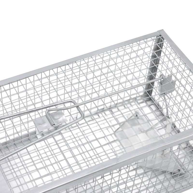 Iron Rat Mouse Trap Cage Single Door Live Animal Trap