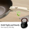 Removable Handle Cream White, Handle for Detachable Removable Cookware, Universal