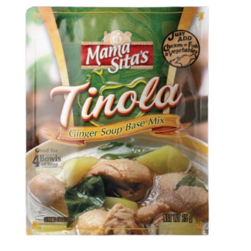 Mama Sita's Tinola Ginger Soup Base Mix, 0.88oz (25g) 4