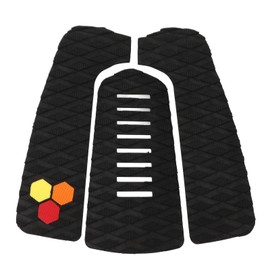 Surfboard Traction Pad with Strong Grip Versatile Accessory for Water Sports Includes Kayaking Canoeing Paddleboarding (Black)